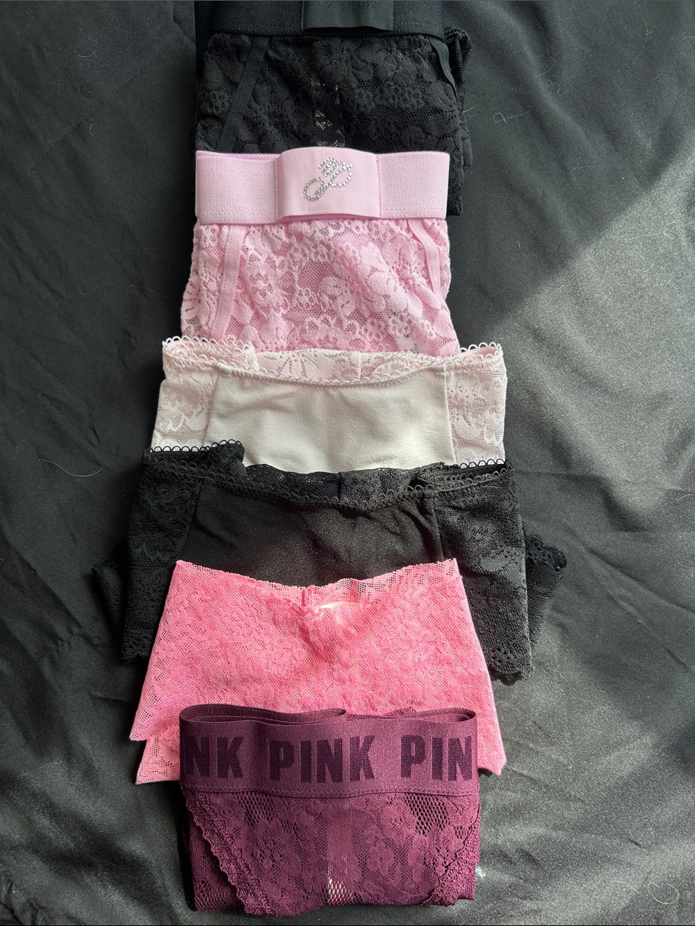 ✨DEAL! PINK Victoria’s Secret Lace 6 Pack Panty Set M/L